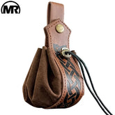 Viking-Style Medieval Pouch – High-Quality Men’s Coin Purse, Retro Waist Bag with Belt Hang, Cool & Handsome Design - Himpall